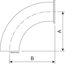 L2CM-2-316L-7 - 90-TC X WELD, POLISHED ID/OD