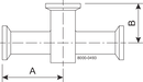 B7IMPS-1 X 2-316L-PM - BPE TC INSTRUM'T T 15RAEP,SF4