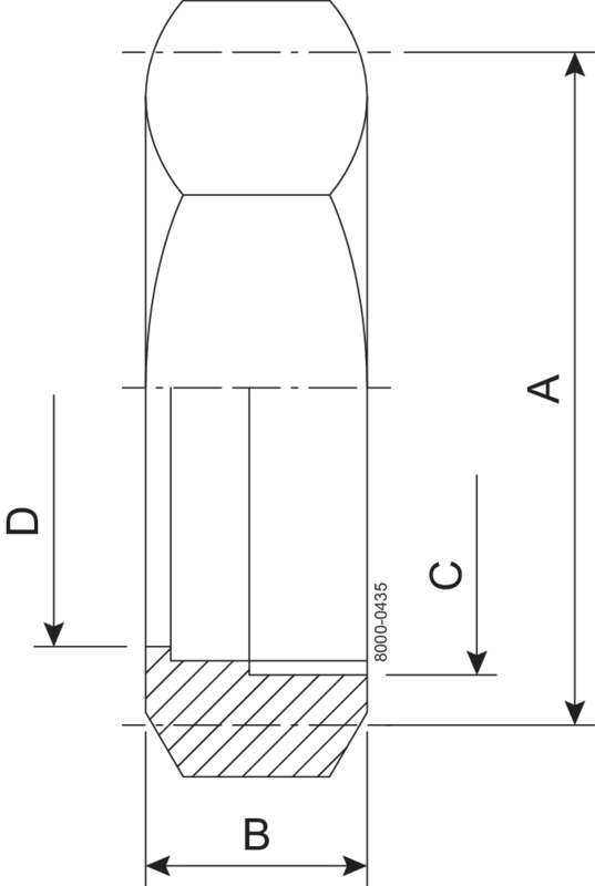 NUT (HEXAGON) IDF 101.6-304 - ISO2037