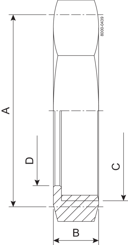 NUT RJT 38-304 - BS4825