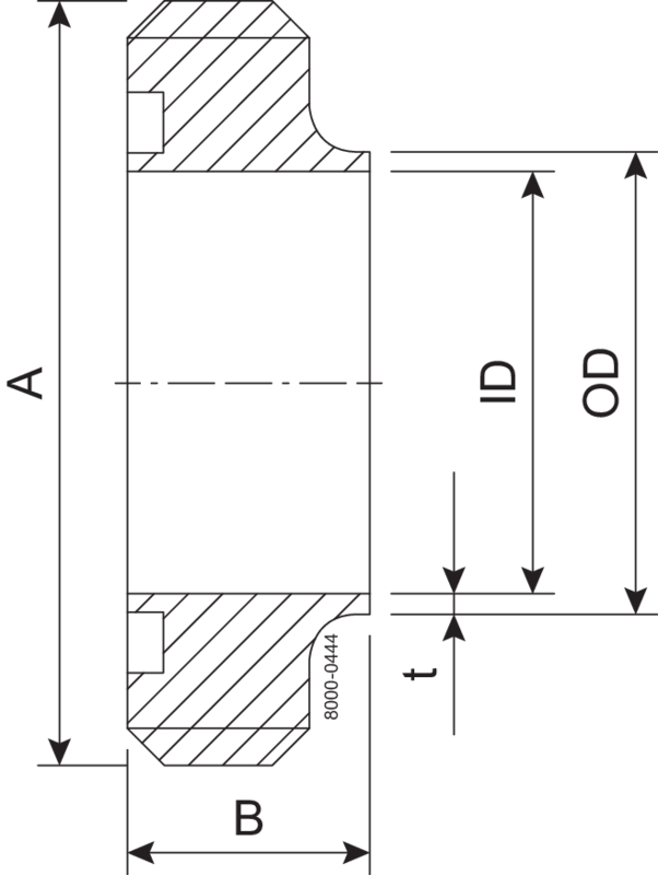 MALE PART SMS 51-316L - ISO2037