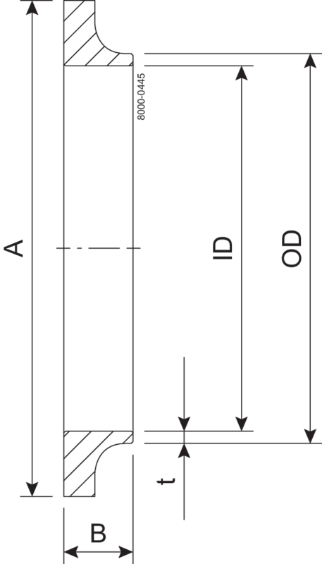 LINER SMS 25.4-316L - ISO2037