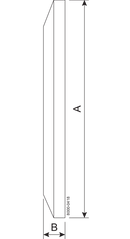BLIND B DN25-40 H3 1.4404 - DIN 32676
