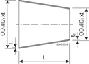 RED RK DN150/125 HSF3 1.4307 - DIN 11852
