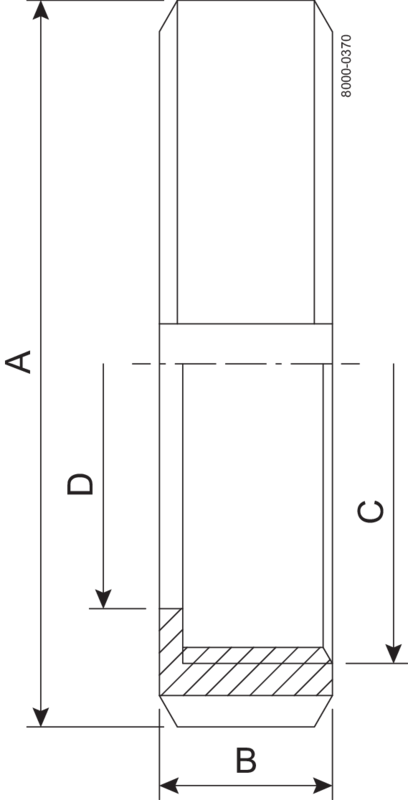 NUT F DN65 HSF0 1.4404 - DIN 11851