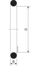 O-RING R DN50 EPDM - DIN 11864/11853