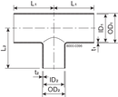 TEE RTS DN100/80 HSF3 1.4307 - DIN 11852