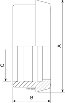 LINER D DN65 HSF0 1.4404 - DIN 11851