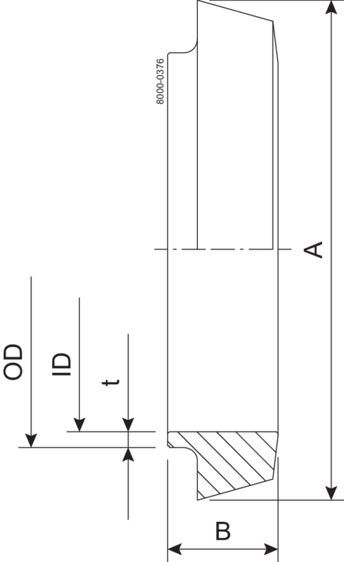 LINER SKD DN80 HSF0 1.4307 - DIN 11851