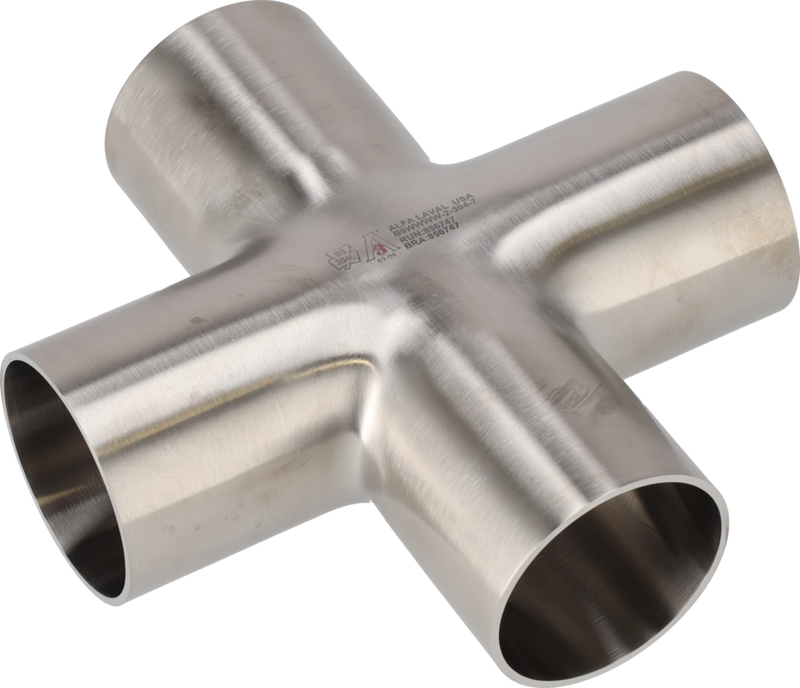 B9WWWW-1-304-7 - WELD CROSS, POLISHED ID/OD