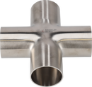 B9WWWW-1 1/2-304-7 - WELD CROSS, POLISHED ID/OD