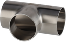 L7WWW-1 1/2-316L-7 - WELD EQUAL TEE, POLISHED ID/OD