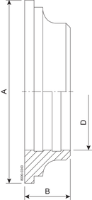 EXP RED. LINER 76.1-38-316L - ISO2037