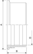 FERRULE 25-SB-304 - ISO2037