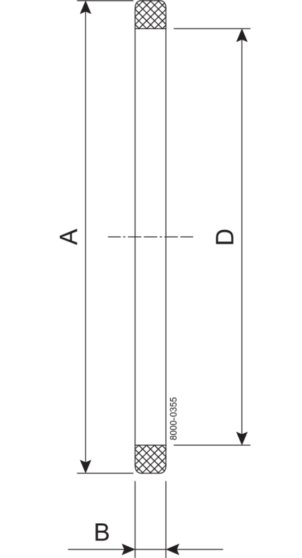 SEAL RING 104 EPDM - SMS B=5.5