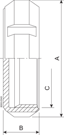 END CAP 51-SB-316L - ISO2037
