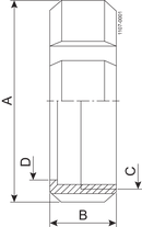 NUT IDF 101.6-304 - IDF