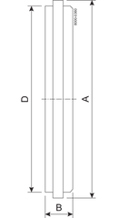 BLANK IDF 101.6-SB-316L - ISO2037