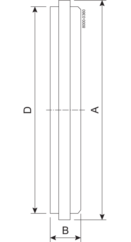 BLANK IDF 25-SB-316L - ISO2037