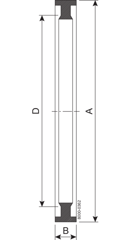 SEAL RING T 63.5 FPM - IDF B=7.0 TO 9.5