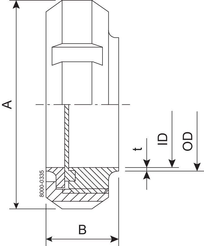 UNION COMPL SMS 63.5-304L-NBR - ISO2037