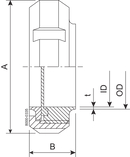 UNION COMPL SMS 25-304L-NBR - ISO2037
