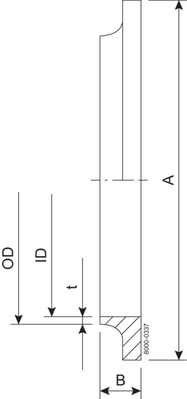 LINER SMS 101.6-316L - ISO2037