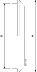H-16A-14-3-304-7 - H-LINE MALE SOLID END CAP