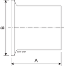 L14AM-2 1/2-316L-7 - TRI-CLAMP WELD FERRULE, POL'D