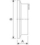 14WMPS-1 1/2-316L-7 - TC SHORT WELD FERRULE . ...