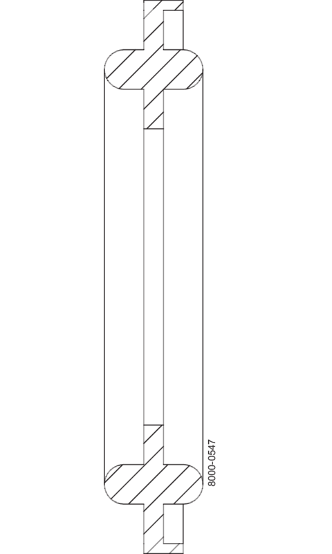 40MPF-E-1 1/2 - FLANGED TC GASKET 1.5" EPDM