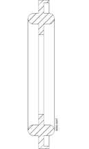 40MPF-E-4 - FLANGED TC GASKET 4" EPDM