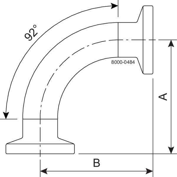 B292CMP-1 1/2-316L-PM - BPE TC 92 15RAEP/POL OD SF4