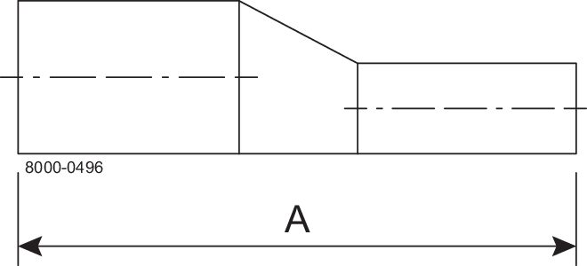 B32-3 X 1-316L-PL - ECCENTRIC REDUCER