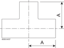 B7WWW-2-316L-PL - BPE TEE W 20RA/POL OD SF1