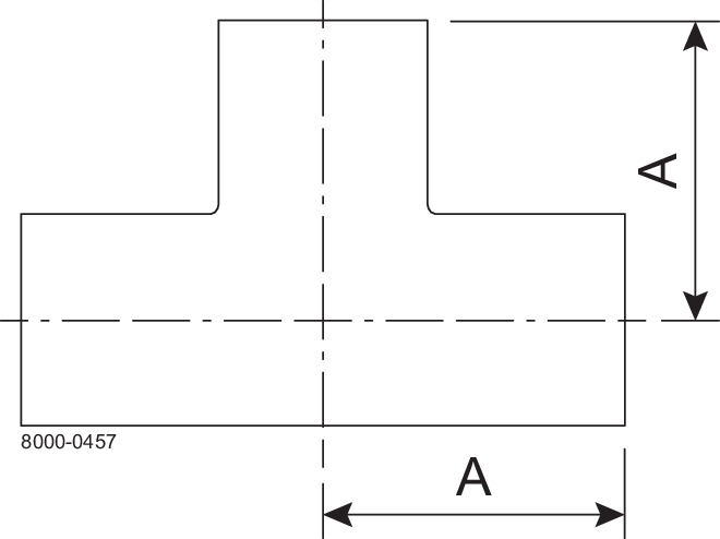 B7WWW-1/2-316L-PM - BPE TEE W 15RA/POL OD SF4