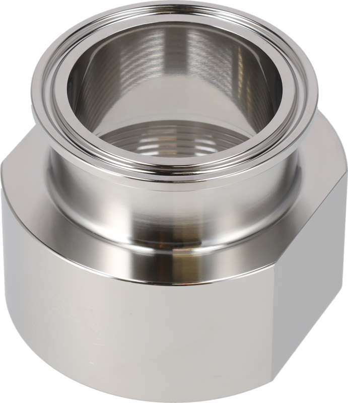 22MP-1 1/2 X 1 1/2-316L-PM - TC X NPT-FEMALE ADAPTER 15RAEP.